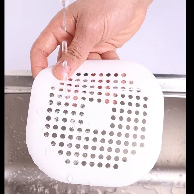 Shower Drain Plug Hair Catcher Stopper Kitchen Sink Strainer Sewer Silicone Bathroom Floor Bathtub Water Filter Home Accessories