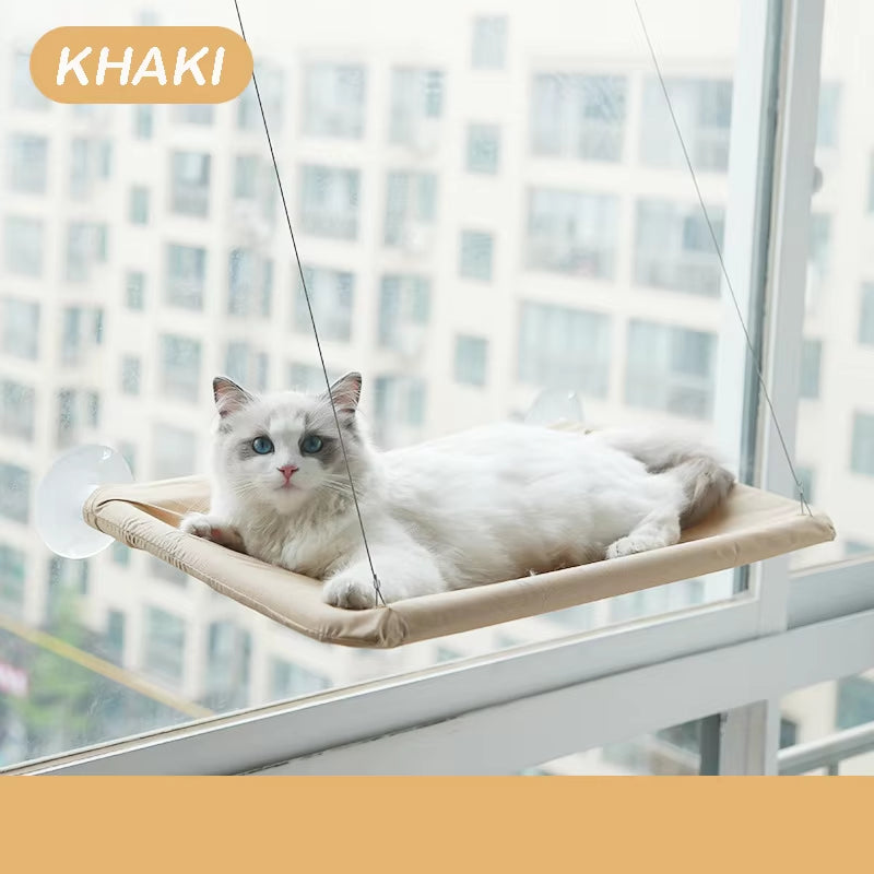 🐾 Aerial Hanging Cat Hammock — The Ultimate Cozy Sky Bed for Your Kitty! ☁️🐱