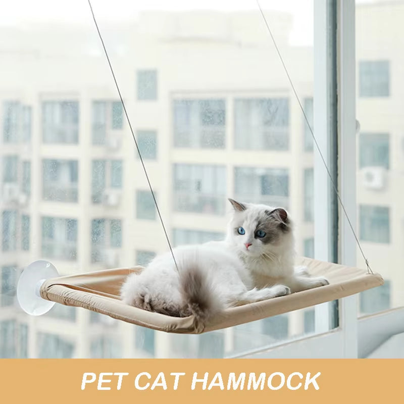 🐾 Aerial Hanging Cat Hammock — The Ultimate Cozy Sky Bed for Your Kitty! ☁️🐱
